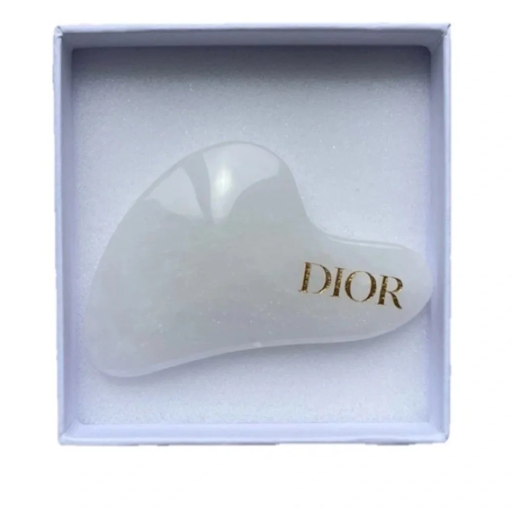 Dior Gua Sha Face Stone Massage Tool + Lip Addict Sample Card